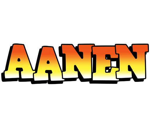 Aanen sunset logo