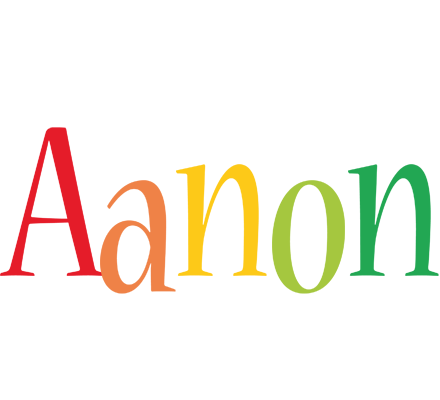 Aanon birthday logo