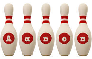 Aanon bowling-pin logo