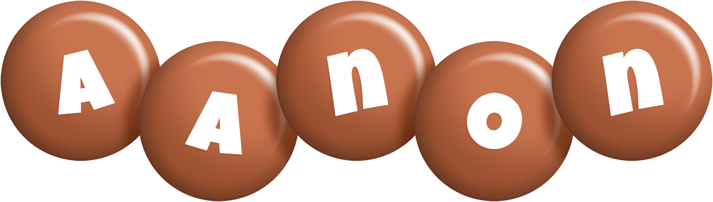 Aanon candy-brown logo