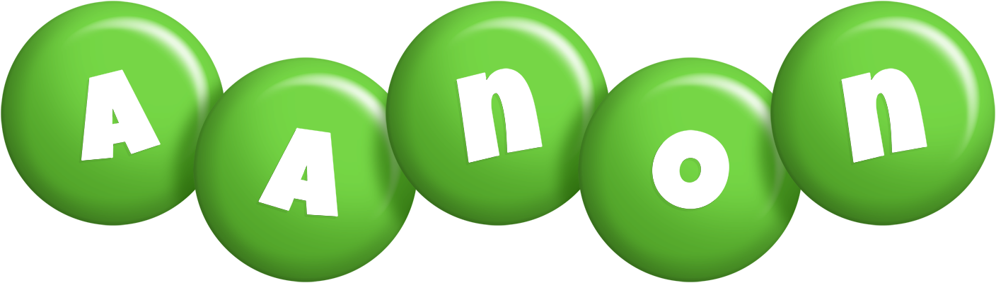 Aanon candy-green logo