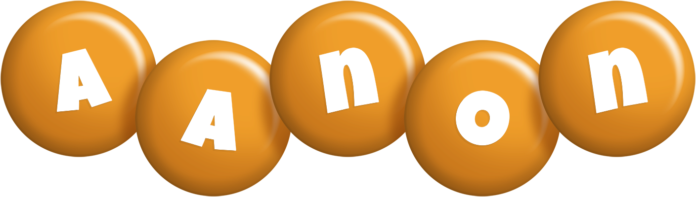 Aanon candy-orange logo