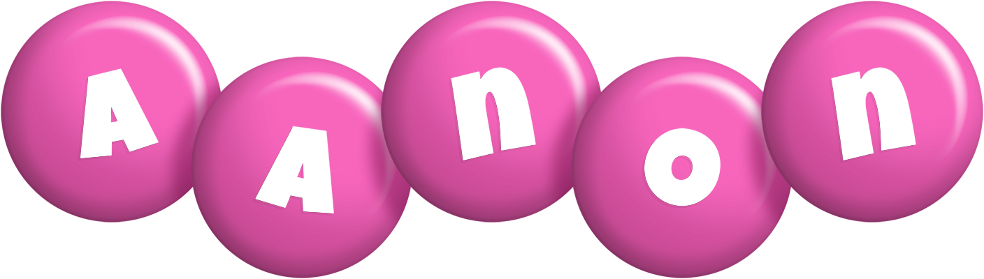 Aanon candy-pink logo