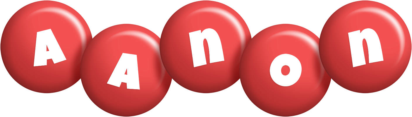 Aanon candy-red logo