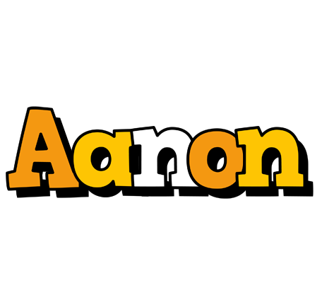 Aanon cartoon logo
