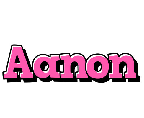 Aanon girlish logo