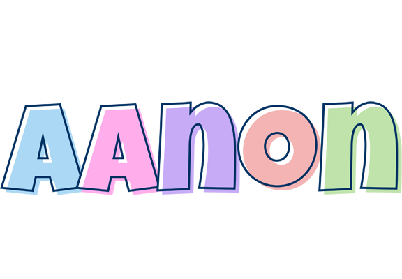 Aanon pastel logo