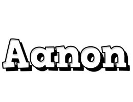 Aanon snowing logo