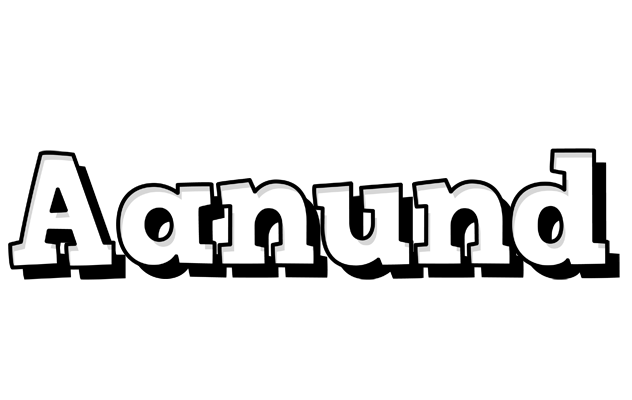 Aanund snowing logo