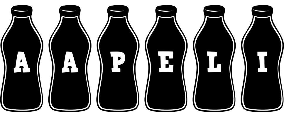 Aapeli bottle logo