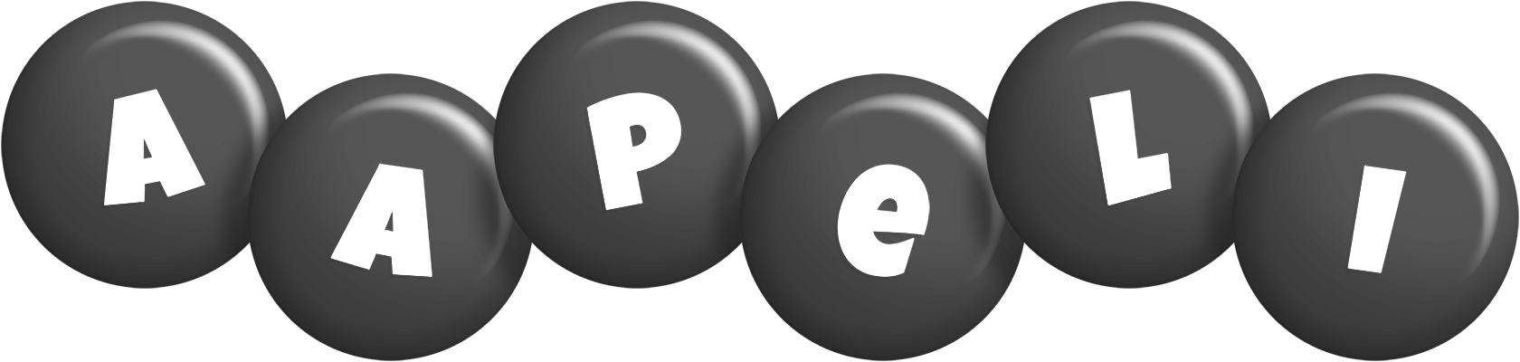 Aapeli candy-black logo