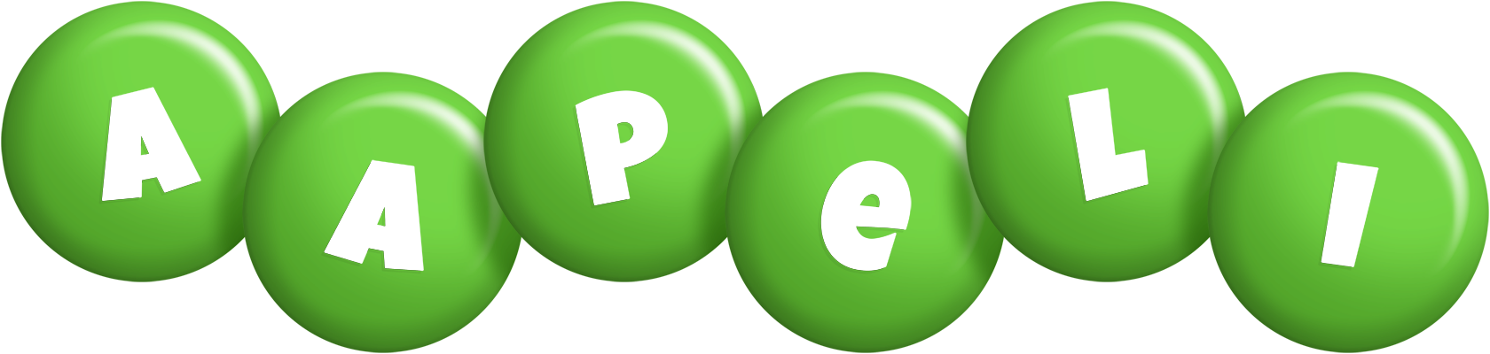 Aapeli candy-green logo