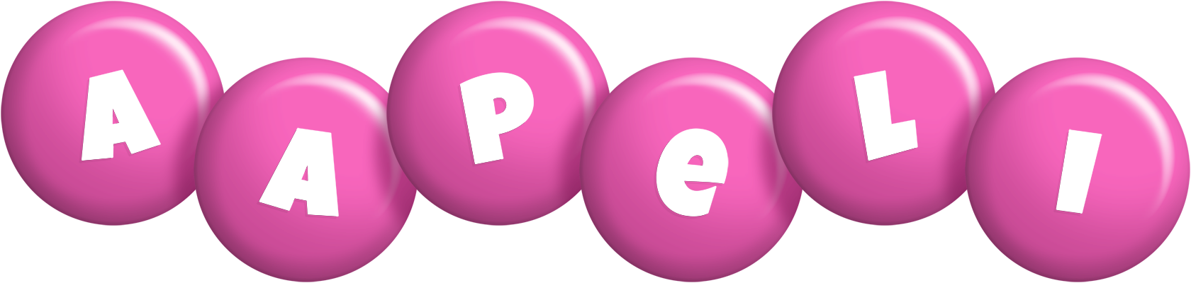 Aapeli candy-pink logo