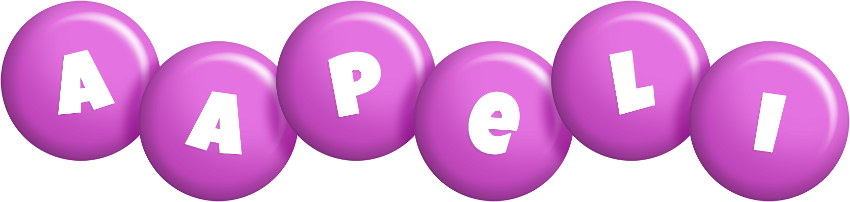 Aapeli candy-purple logo