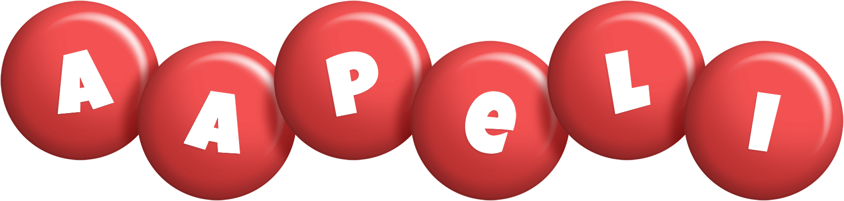 Aapeli candy-red logo