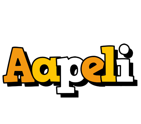 Aapeli cartoon logo