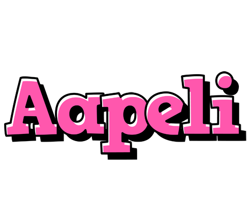 Aapeli girlish logo