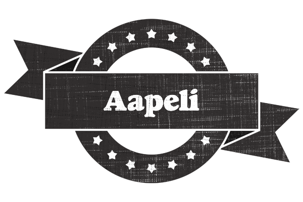 Aapeli grunge logo