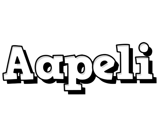 Aapeli snowing logo