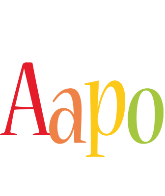 Aapo birthday logo