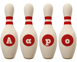 Aapo bowling-pin logo