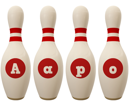 Aapo bowling-pin logo