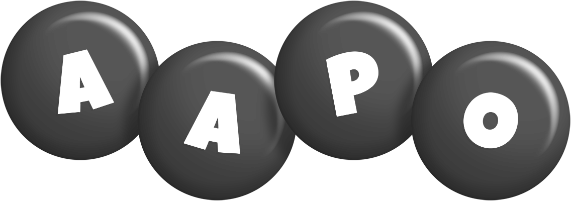 Aapo candy-black logo