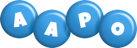 Aapo candy-blue logo