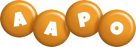 Aapo candy-orange logo