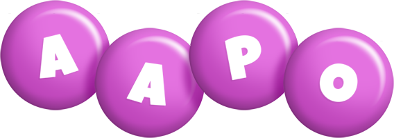 Aapo candy-purple logo