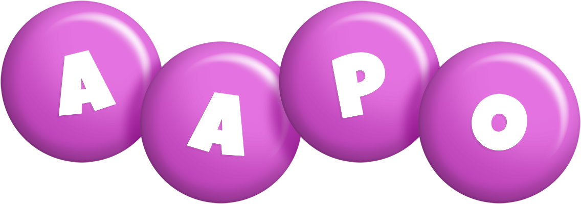 Aapo candy-purple logo