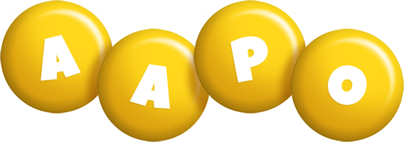 Aapo candy-yellow logo