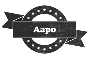 Aapo grunge logo