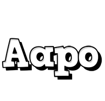 Aapo snowing logo