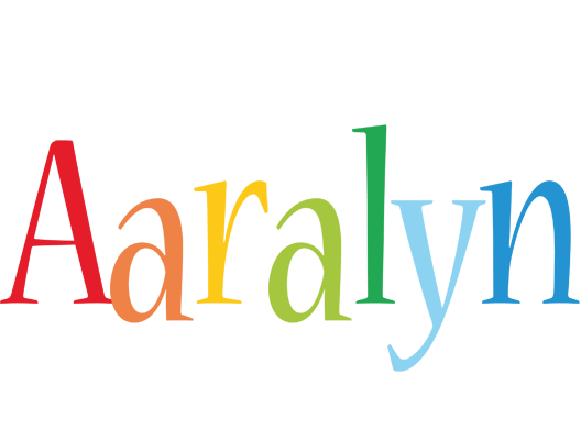 Aaralyn birthday logo