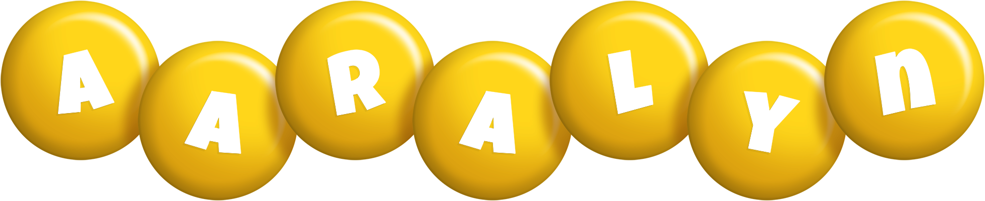Aaralyn candy-yellow logo