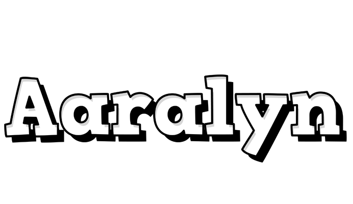 Aaralyn snowing logo