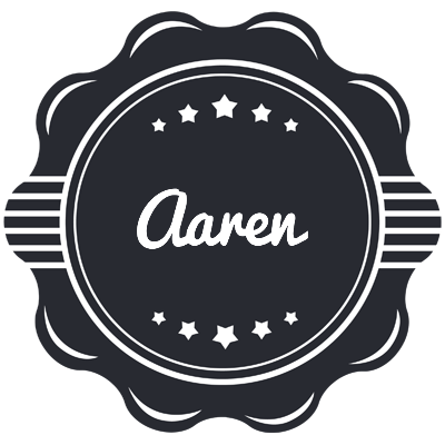 Aaren badge logo