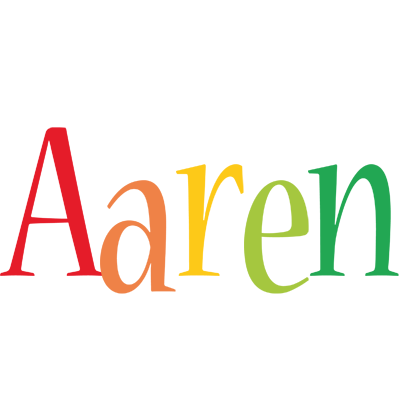 Aaren birthday logo