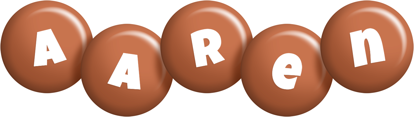 Aaren candy-brown logo