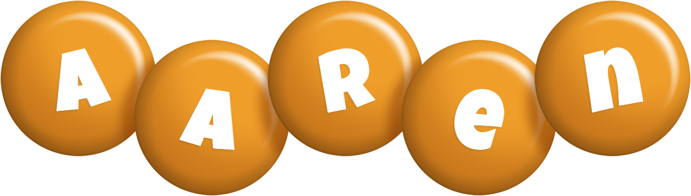 Aaren candy-orange logo