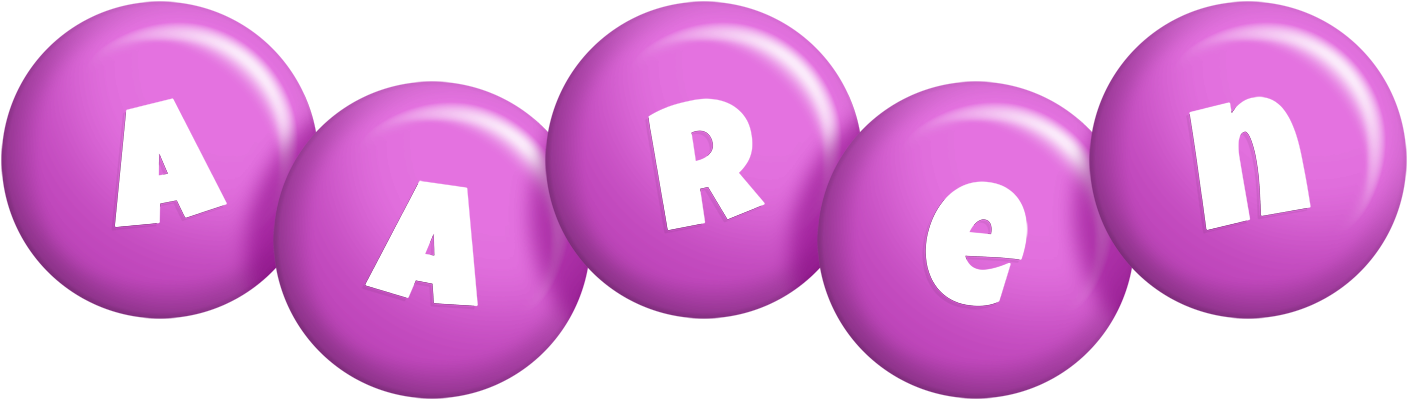 Aaren candy-purple logo