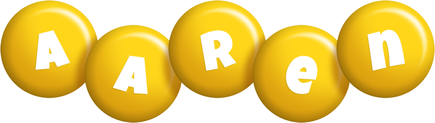 Aaren candy-yellow logo