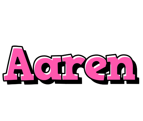 Aaren girlish logo