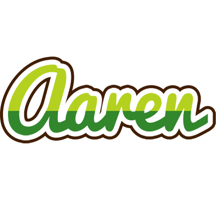Aaren golfing logo