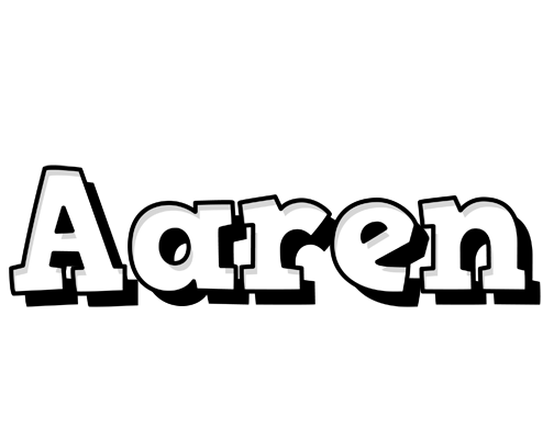 Aaren snowing logo