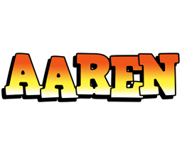 Aaren sunset logo