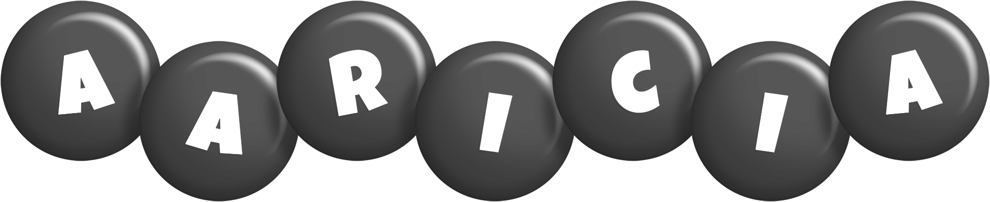 Aaricia candy-black logo