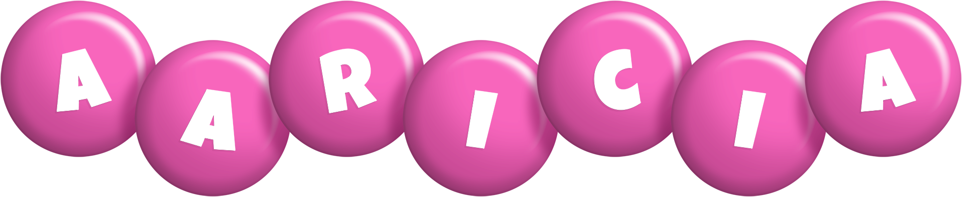 Aaricia candy-pink logo