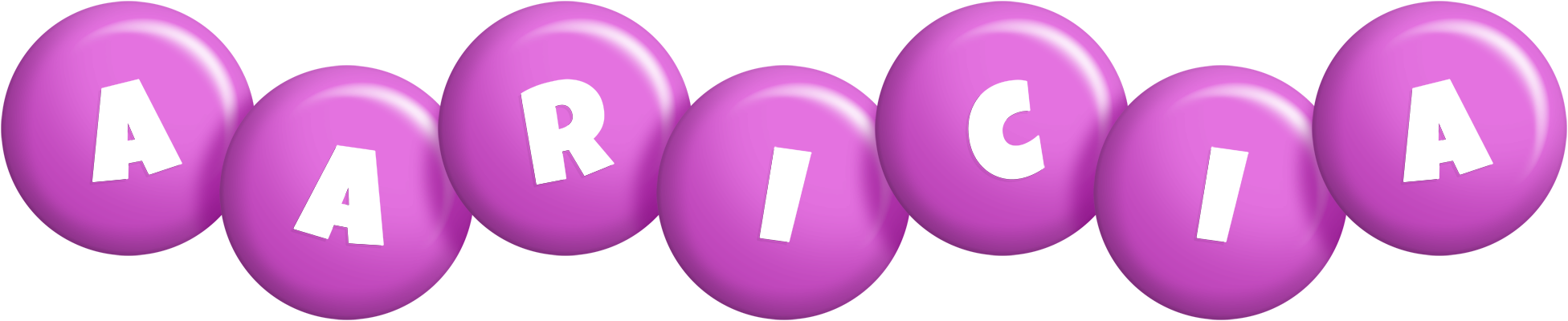 Aaricia candy-purple logo
